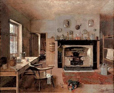 Frederick Mccubbin Kitchen at the old King Street Bakery France oil painting art
